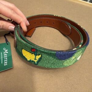 2026 Masters Belt Handstitched Needlepoint size 34